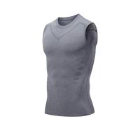 vitafit Debardeur Amincissant,Ionic Shaping Vest,Powershape Vest,débardeur De Compression Homme,Debardeur,Gilet Modelant Ionique Nouvelle Édition,Men Body Shaper Slimming Vest Breathable Ice-Silk
