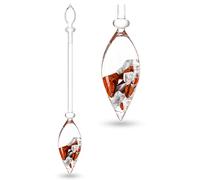 VitaJuwel Fitness Vial - Beaming Red Jasper and Solid White Magnesite - Clear Quartz - Enhances and Structures Drinking Water