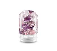 VitaJuwel GemPod Wellness Module de pierres précieuses pour bouteilles et carafes avec améthyste brésilienne, quartz rose et cristal de roche