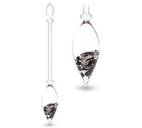 VitaJuwel Protection - Fiole en pierres précieuses avec tourmaline et cristal de roche pour la protection - Clarté - Terre