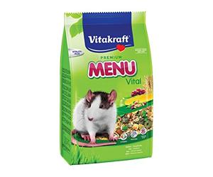 VITAKRAFT 1571260031 Premium Menu Paquet de Nourriture pour Rats Blancs, 1 kg