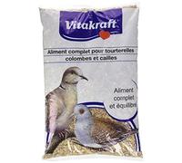 VITAKRAFT - Alimentation Complète Pour Tourterelles, Colombes et Cailles - Mélange de Céréales Soigneusement Sélectionnées - Format Économique 2,5kg