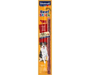 Vitakraft Beef Stick - Friandise pour Chiens Riche en Viande - Bâtonnet au bœuf - Recette sans Sucre ajouté (1 x 12g) (Lot de 8)