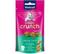 Vitakraft – Friandise dentaire pour chat Crispy Crunch Dental Menthe poivrée 60 g