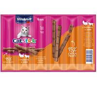 Vitakraft Cat-Stick mini - Friandise pour Chat à la Dinde et à l'Agneau - 1 x 6 sticks