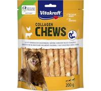 Vitakraft Chews Collagène Chews, bâtonnets à mâcher pour Chien faciles à digérer, avec collagène et Viande de Poulet, sans Sucre ajouté (1 x 200 g)