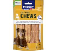 Vitakraft Chews Collagène Chews, os à mâcher pour Chien faciles à digérer, avec collagène et Foie de Poulet, sans Sucre ajouté (1 x 110 g)