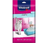 Vitakraft CloFix - 15 Sacs pour Bac à Litière - 56x37x34cm