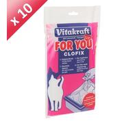 VITAKRAFT Clofix - Sacs hygiéniques pour tous les bacs à litière - Pour chats x15 - (x10)