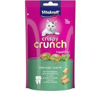 Vitakraft – Friandise dentaire pour chat Crispy Crunch Dental Menthe poivrée 60 g