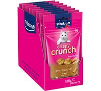 Vitakraft Crispy Crunch - Friandise pour Chat au Malt - Lot de 8 sachets de 60 g