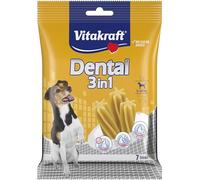 Vitakraft Dental 3 en 1 - Friandise pour chien Taille S (5-10 kg) - 1 x 7 sticks