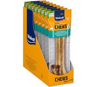 Vitakraft Dental Chews, os à mâcher pour chiens, os à mâcher en peau de bœuf, pour le nettoyage des dents et l'hygiène bucco-dentaire, sans ajout de sucre (8x 160g)