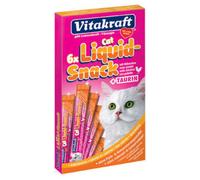 Vitakraft Liquid Snack - Friandise pour chat au Poulet + Taurine - 6 x 15g