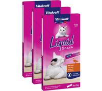 vitakraft Friandises liquides canard aux bêta-glucanes pour chats - 18 x 15 g