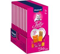 Vitakraft Jelly Lovers - Friandise pour Chat en Gelée à la Viande - le lot de 11