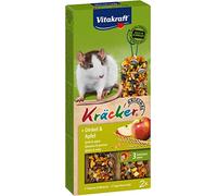 VITAKRAFT - Kräcker - Friandise pour Rat - Alimentation Complémentaire - Délicieux Kräckers à l'Épautre et à la Pomme - Boîtes de 2 Baguettes - 112g