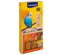 Vitakraft Kräcker Trio-Mix Perruche - Miel, Orange & Pop-Corn