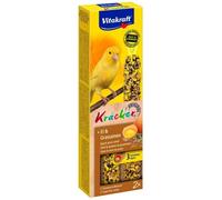 VITAKRAFT Kräcker Œuf et graines de graminée - Friandise pour Canaris - Boîte de 2 KräckerS
