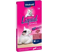Vitakraft - Liquid Snack With Liver Sausage And Biotin For Cats (5806