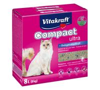 VITAKRAFT Litière pour Chat Compact Ultra Plu 8 KG - Klumpend Bac à Parfum
