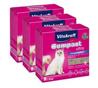 VITAKRAFT Litière Pour Chat Compact Ultra Plus 24 kg Agglomérante Bétonite