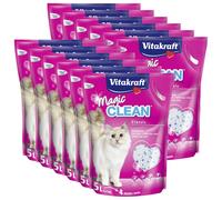VITAKRAFT Magic Clean® 60 Litres (12x5L) Litière Pour Chat Allergique
