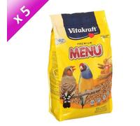 Vitakraft Menu Alimentation Complete Pour Oiseaux Exotiques - 5x900g