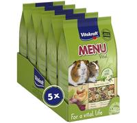 VITAKRAFT- Menu Vital, Aliment Pour Cochons D’Inde, Avec Pomme Et Potiron, Avec Herbes, Sans Sucre Ajouté Ni Céréales (1X 1Kg)