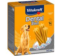 Vitakraft Multipack Dental 3 en 1 - Friandise pour chien Taille M (>10kg) - 4 x 7 sticks