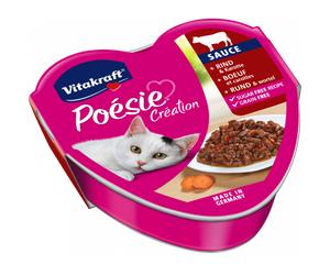 Vitakraft Poesie Croquettes pour chat Boeuf et Carottes 85g