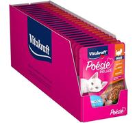 VITAKRAFT- Poésie Délice, Junior, Nourriture Humide pour Chats, en Sauce, avec du Poulet, pour Jeunes Chats, sans Sucres Ajoutés Et Céréales (1X85G)
