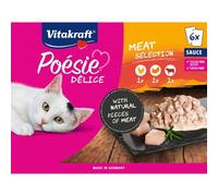 Vitakraft - Poésie® Délice Multipack, Variant With Meat 6x85gr