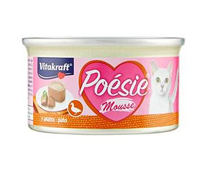 Vitakraft - Poésie Mousse, Fine et délicate Mousse pour Votre Chat, variété Canard - 85 g