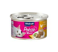 Vitakraft Poésie Mousse, Nourriture Humide pour Chat, Mousse Moelleuse au Poulet, Taille de Stockage, sans Sucre ajouté (1 x 85 g)