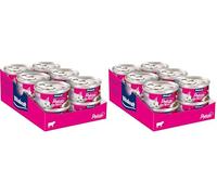 Vitakraft Poésie Mousse, pâtée Humide pour Chats, Mousse légère, au bœuf, sans Sucre ajouté ni céréales (12x 85g) (Lot de 2)