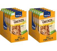 VITAKRAFT- Pure Chicken - Bâtonnet De Carotte Et Poulet - Friandise À La Viande pour Chien - Recette sans Céréales Ni Sucre Ajouté (9 X 80G) (Lot de 2)