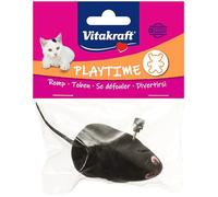 VITAKRAFT- Souris À Remonter, Jouet Pour Chat, Souris Mécanique, Jouet Interactif Qui Stimule L’Instinct De Chasse Naturel (1 Paquet De 8 Balles)