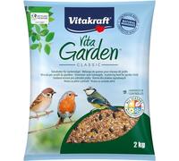 VITAKRAFT - Vita Garden - Mélange de Graines pour Oiseaux du Jardin - Alimentation Pour Oiseaux Toutes Saisons - Sachet de 2 kg