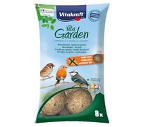 VITAKRAFT - Vita Garden - Sachet de 8 Boules de Graisse sans Filet pour Oiseaux du Jardin - Alimentation Complète Pour Oiseaux Toutes Saisons - 680g