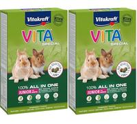 Vitakraft Vita Spécial - Alimentation complète pour Lapins Nains Junior - 600g (Lot de 2)