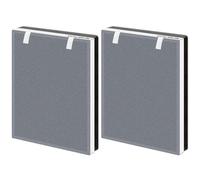 Vital 100 Lot de 2 filtres de rechange compatibles avec le purificateur d'air LEVOIT Vital 100 HEPA et les filtres à charbon actif haute efficacité remplacent 100-RF