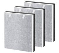 Vital 100 Lot de 3 filtres de purificateur compatibles avec le purificateur LEV-OIT Vital 100-RF de rechange True HEPA à charbon actif haute efficacité