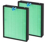Vital 100S Lot de 2 filtres absorbeurs de toxines de rechange pour purificateur d'air LEVOIT Smart WiFi Vital 100S, 3 en 1 H13 True HEPA et filtres à charbon actif haute efficacité, pièce # Vital