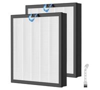 Vital 100S Lot de 2 filtres de rechange, compatibles avec purificateur d'air LEVOIT Vital 100S, 3 en 1, H13, avec pré-filtre et filtre à charbon actif