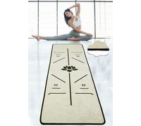 Vital And Vivid, Bikram- CHL1103, Blanc, Tapis de yoga et de sport, 700 gr/m², 100% POLYESTER