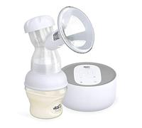 Vital Baby Nurture Flexcone Electric Breast Pump - Portable - 2-Phase Expression - 9 Stimulation/Massage and 9 Express Settings - Unique Soft Silicone Cone - Quiet, Lightweight and USB Rechargeable