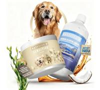 Vital Balance Kit - Huile de saumon Atlantique Premium 1 litre + Sensitive Drops 300 g pour chiens sensibles