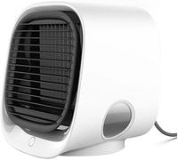 Vital Breeze Ac Climatiseur Mobile Oribreeze Air Cooler Portable avec 3 Vitesses Silencieux (Blanc)