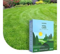 Vital Lawn - Engrais gazon avec chaux 2-en-1 - Réduit la mousse, renforce la pelouse - 3 kg pour 50 m² - Pour un sol équilibré et un gazon vert intense - Facile à utiliser